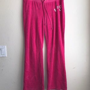 Hot Pink Juicy Couture Velour Pants